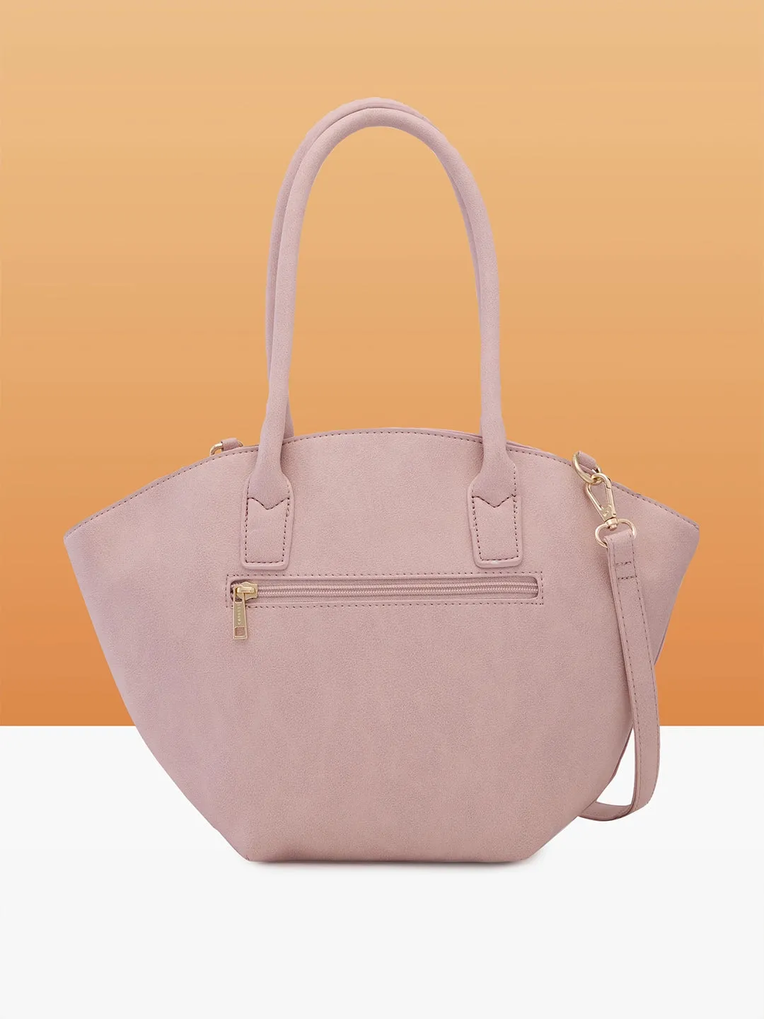 Caprese Milly Medium Pink Satchel Bag
