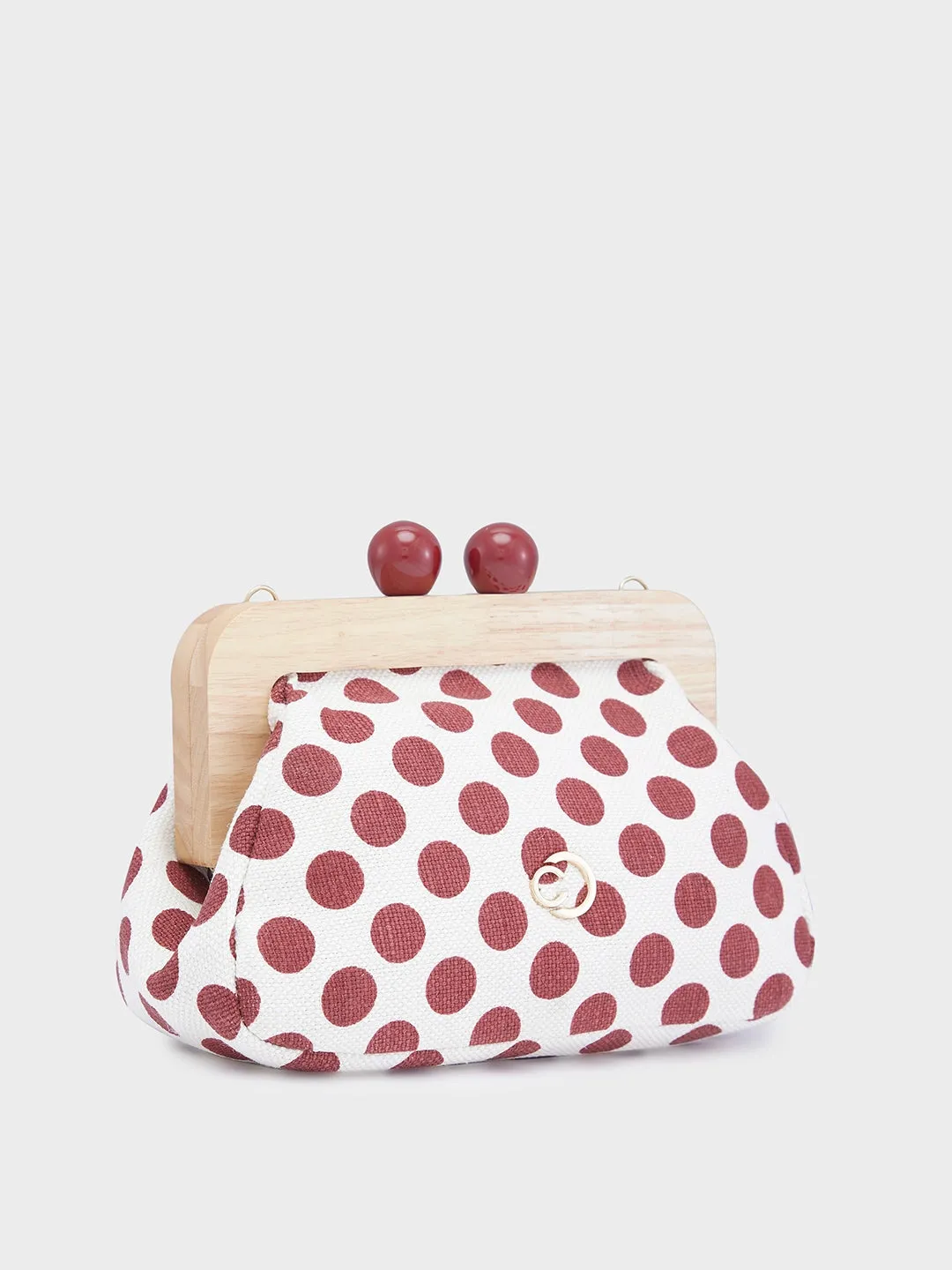 Caprese Mindy Small Red Clutch Bag