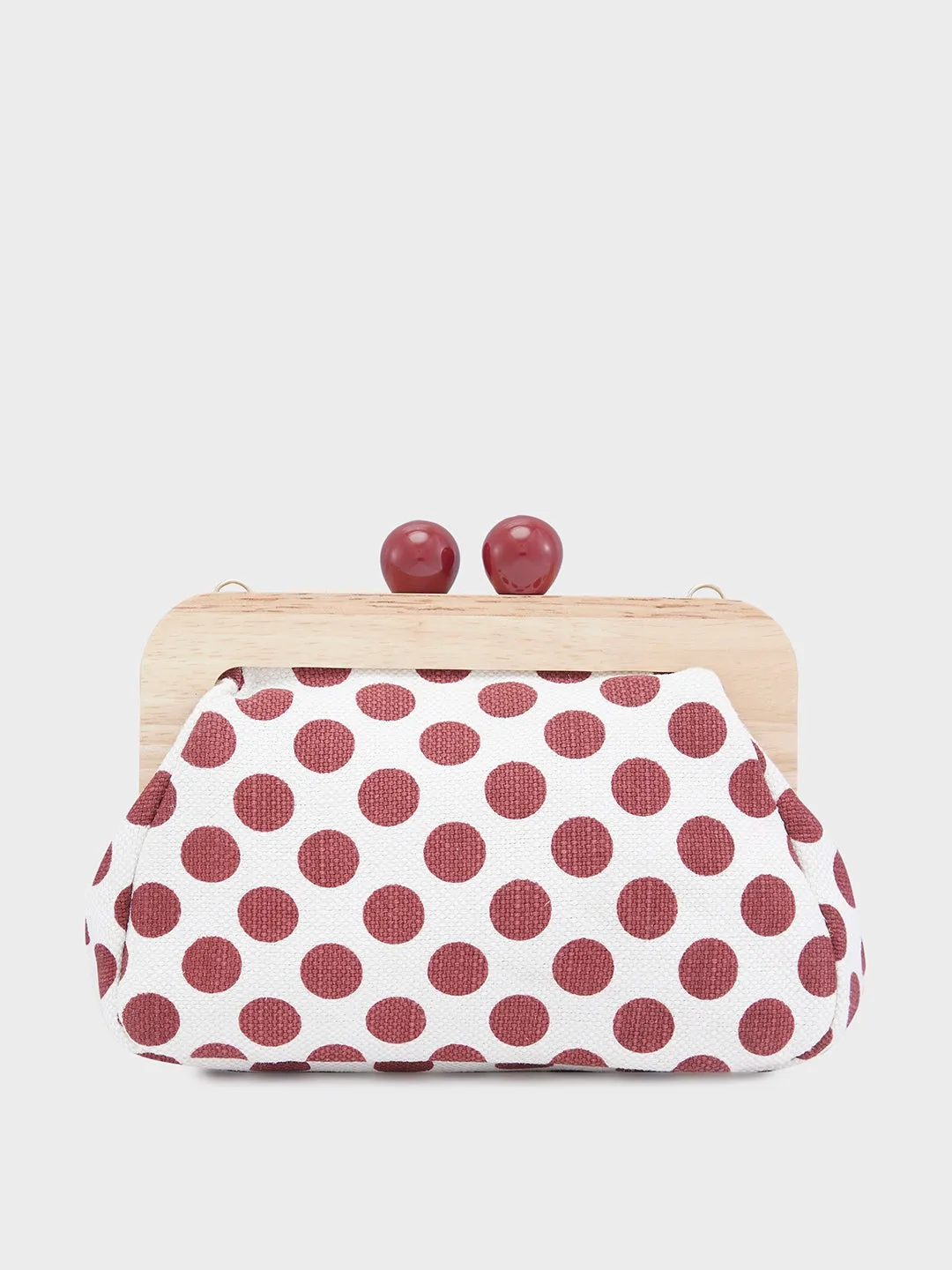 Caprese Mindy Small Red Clutch Bag