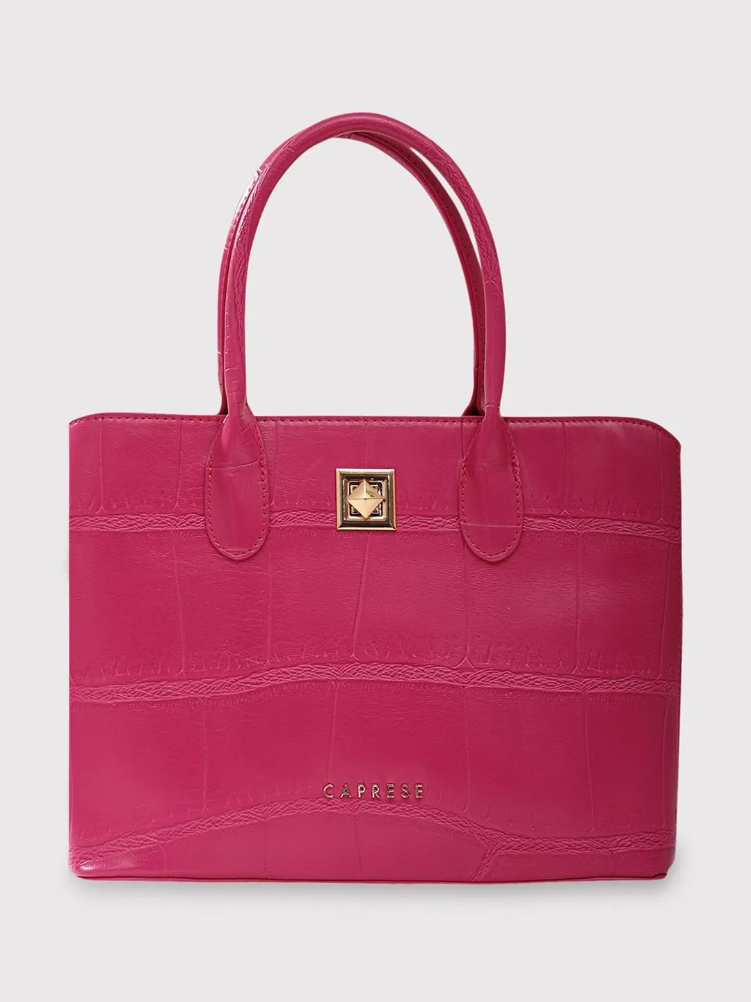 Caprese Mink Small Fuchsia Satchel Bag