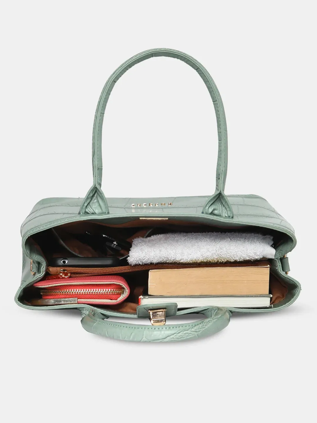 Caprese Mink Small Mint Satchel Bag