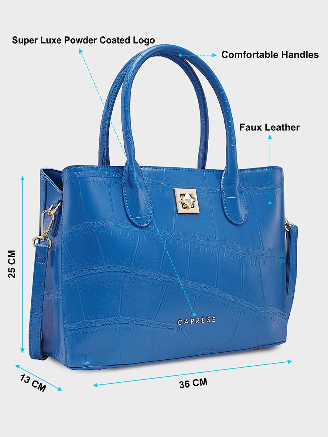 Caprese Mink Small Ultramarine Satchel Bag