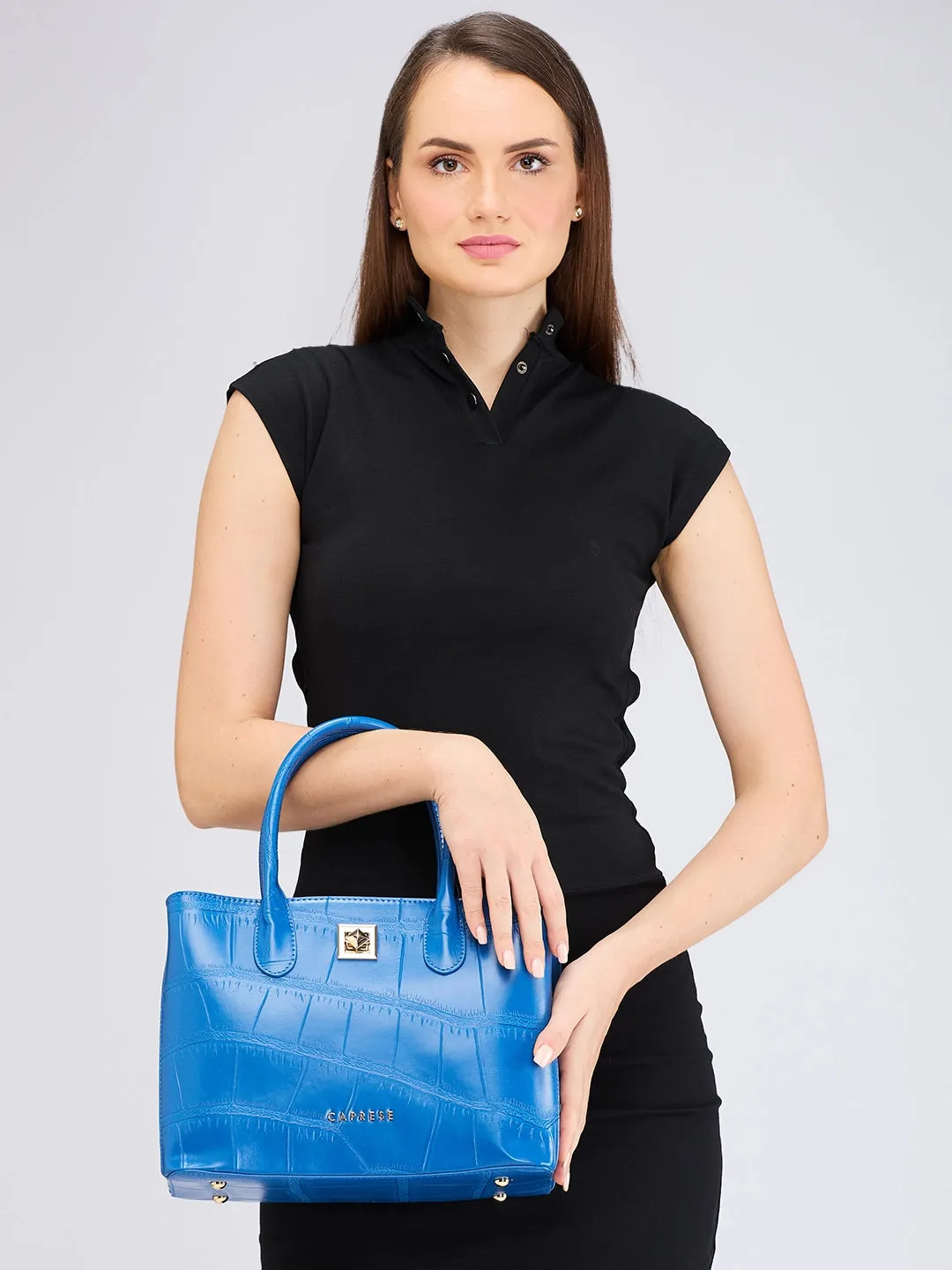 Caprese Mink Small Ultramarine Satchel Bag