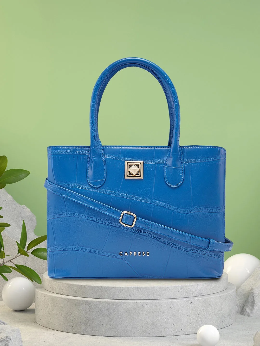Caprese Mink Small Ultramarine Satchel Bag