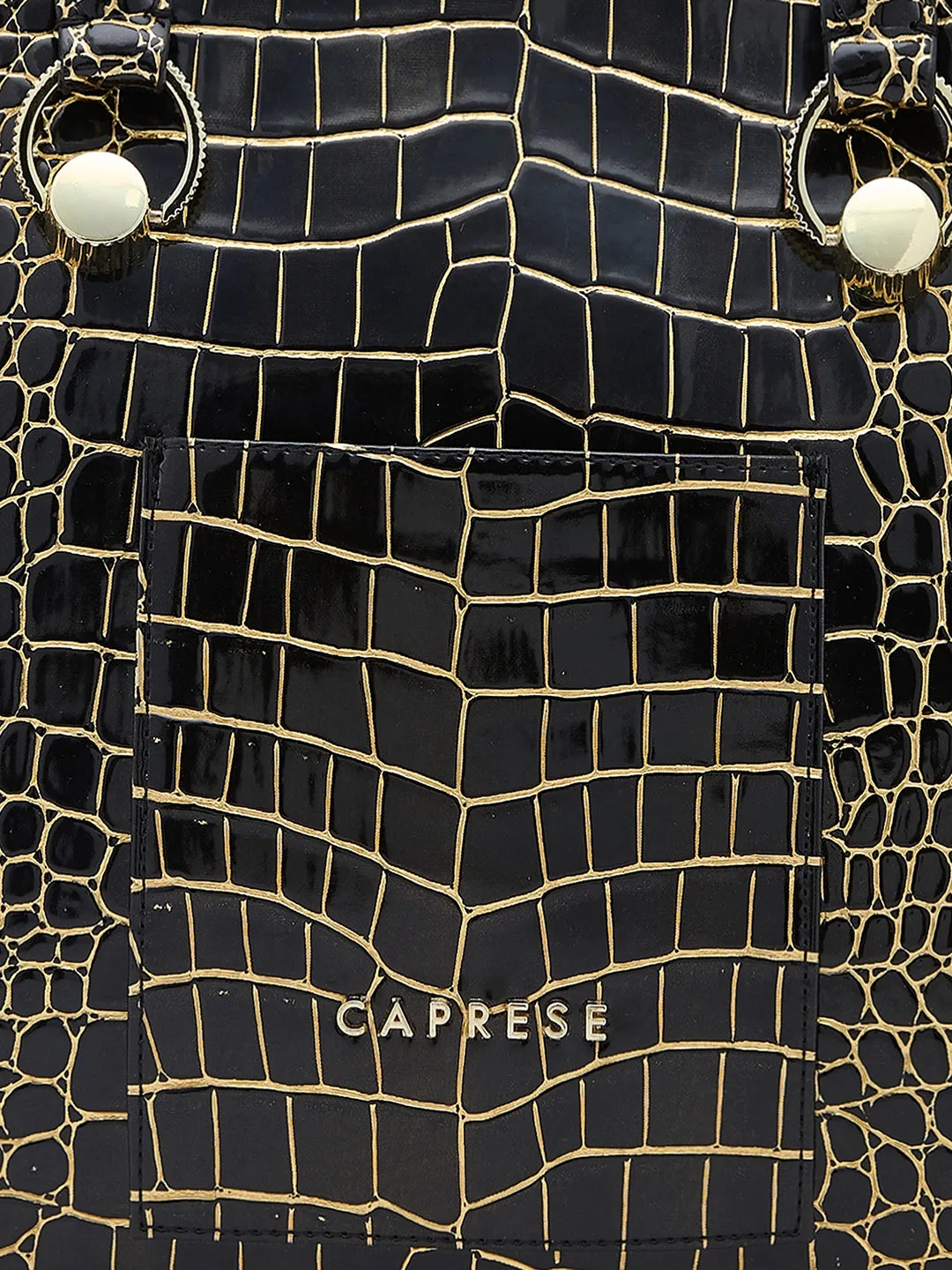 Caprese Miranda Medium Black Tote Bag