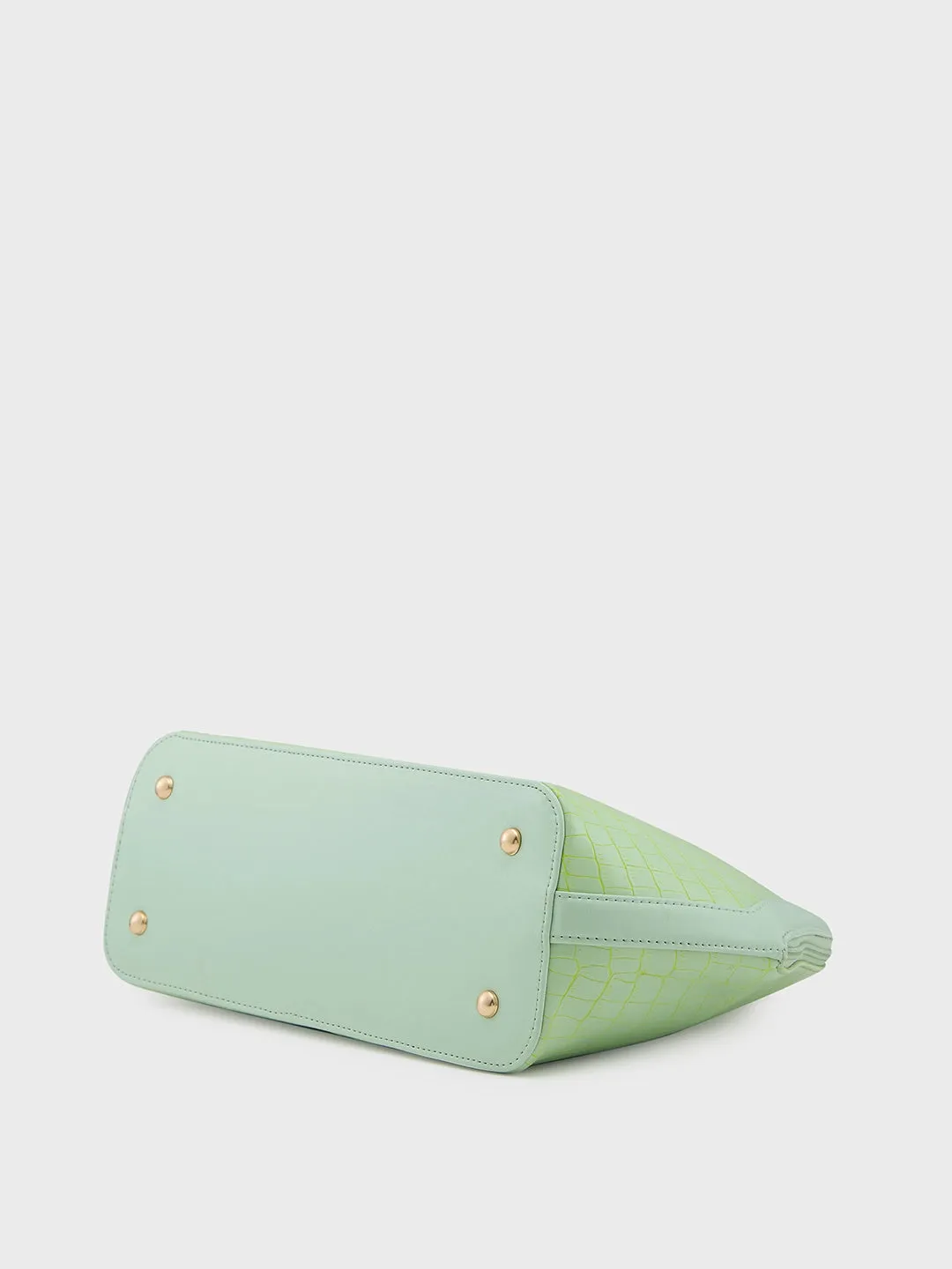 Caprese Mist Large Mint Satchel Bag
