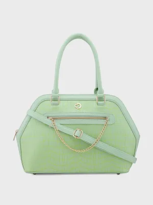 Caprese Mist Large Mint Satchel Bag