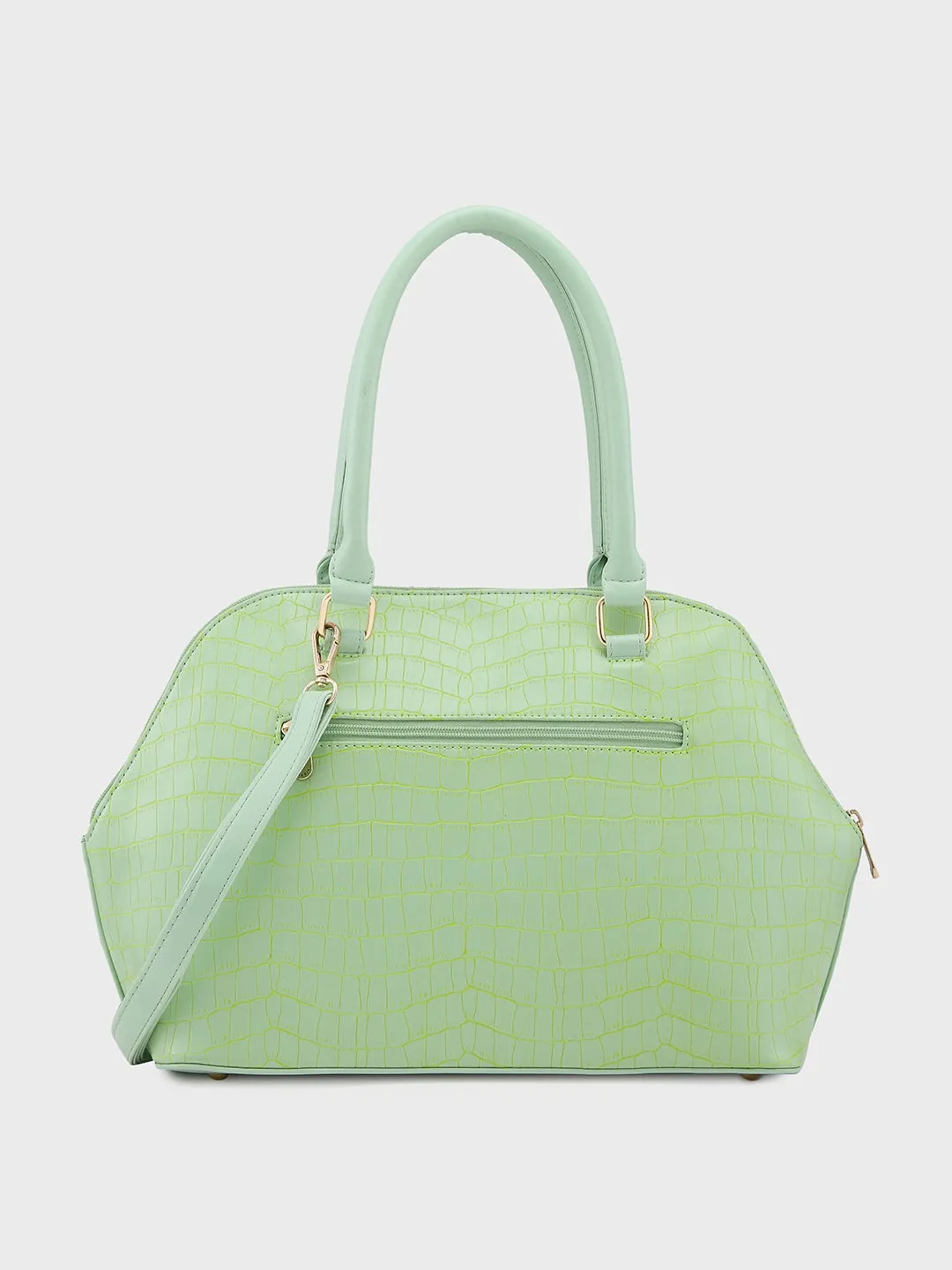 Caprese Mist Large Mint Satchel Bag