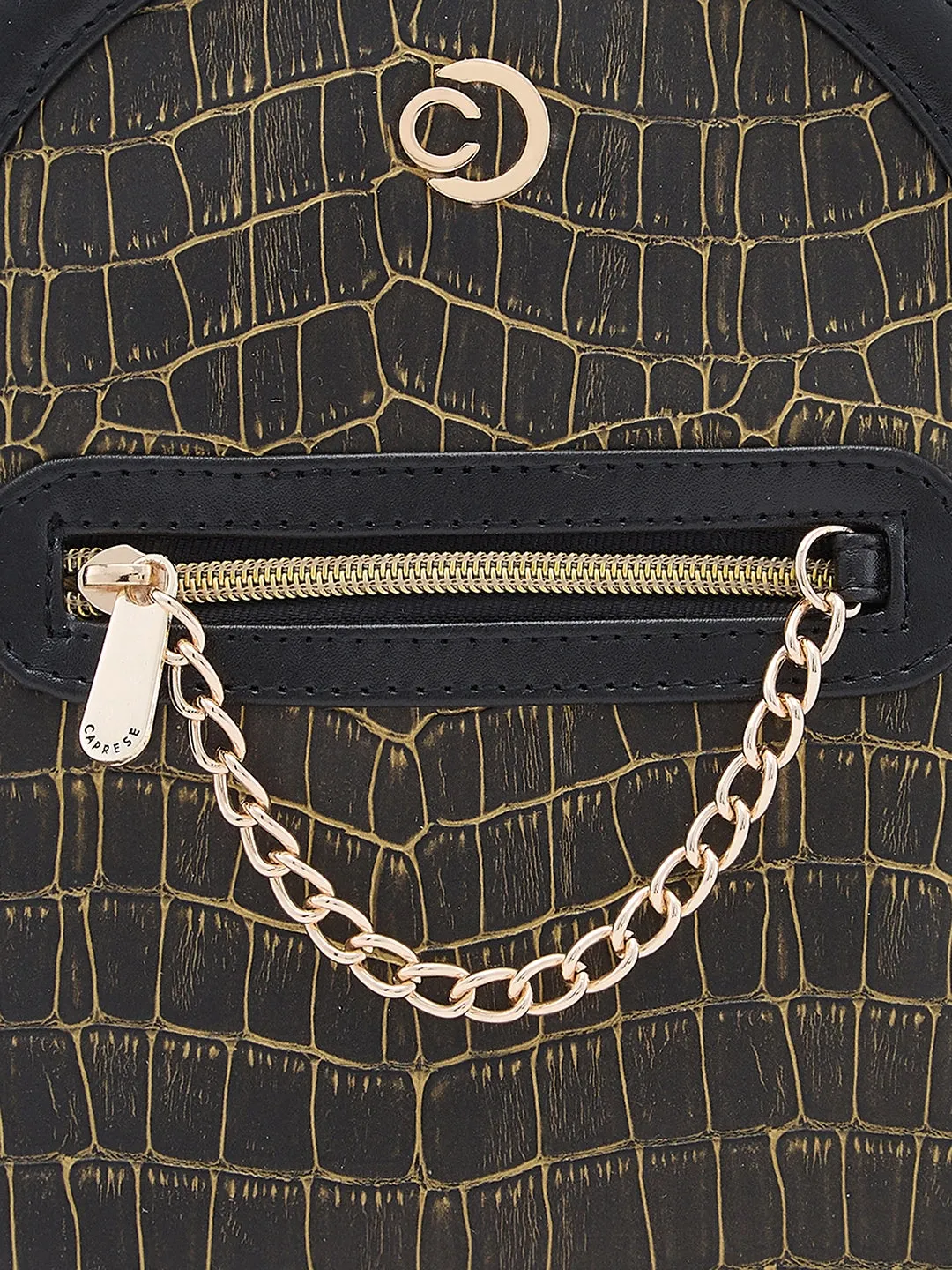 Caprese Mist Small Black Backpack