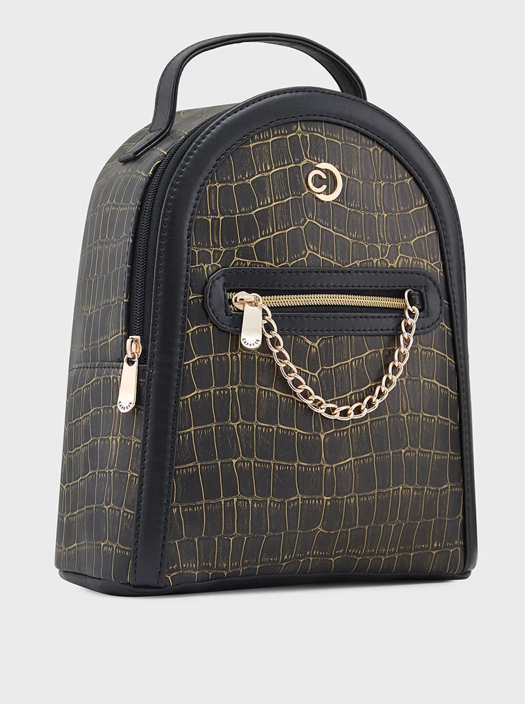 Caprese Mist Small Black Backpack