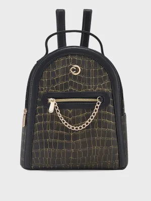 Caprese Mist Small Black Backpack