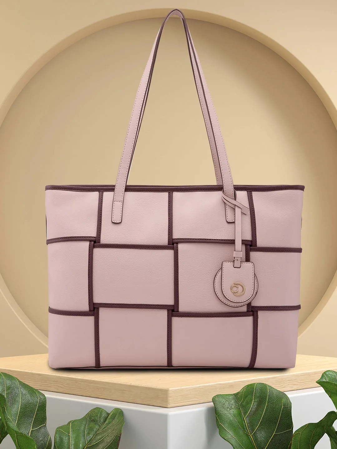 Caprese Modica Medium Pink Tote Bag