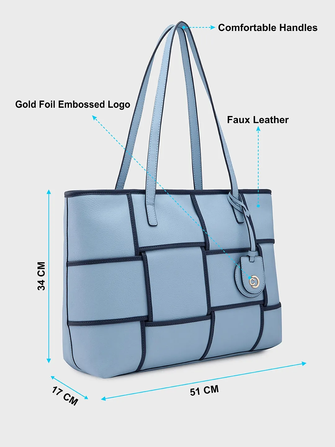 Caprese Modica Medium Powder Tote Bag