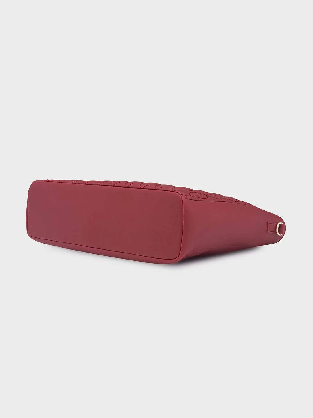 Caprese Mubi Small Maroon Tote Bag