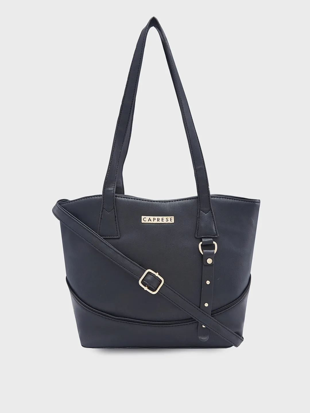 Caprese Nancy Large Black Tote Bag
