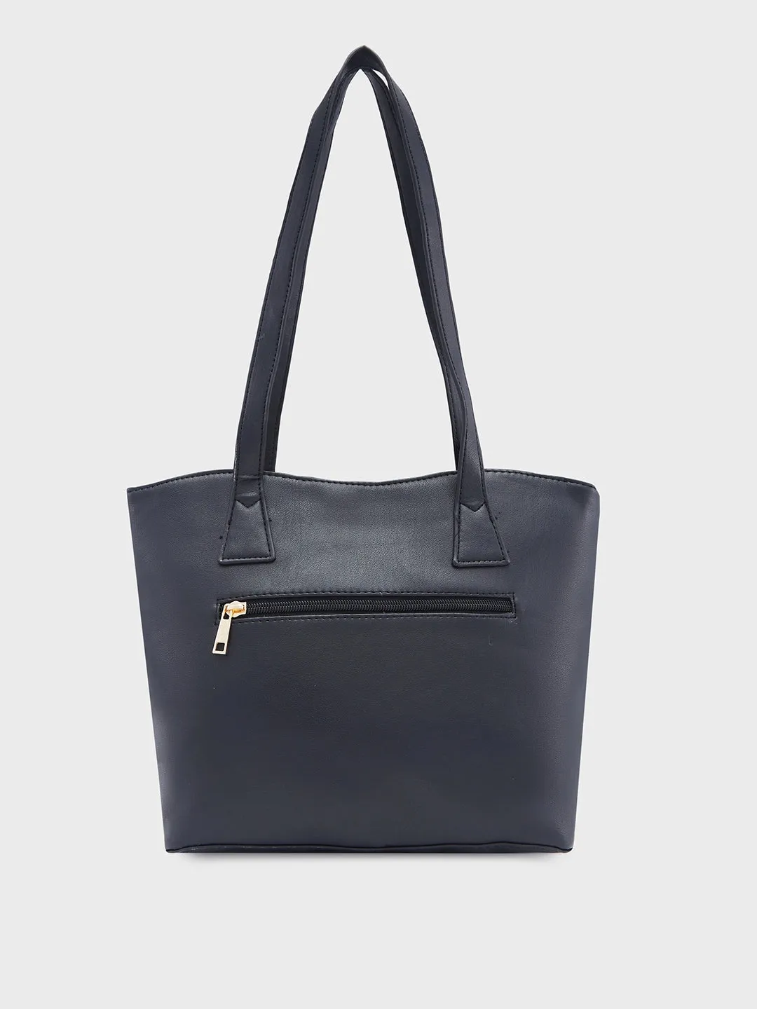 Caprese Nancy Large Black Tote Bag