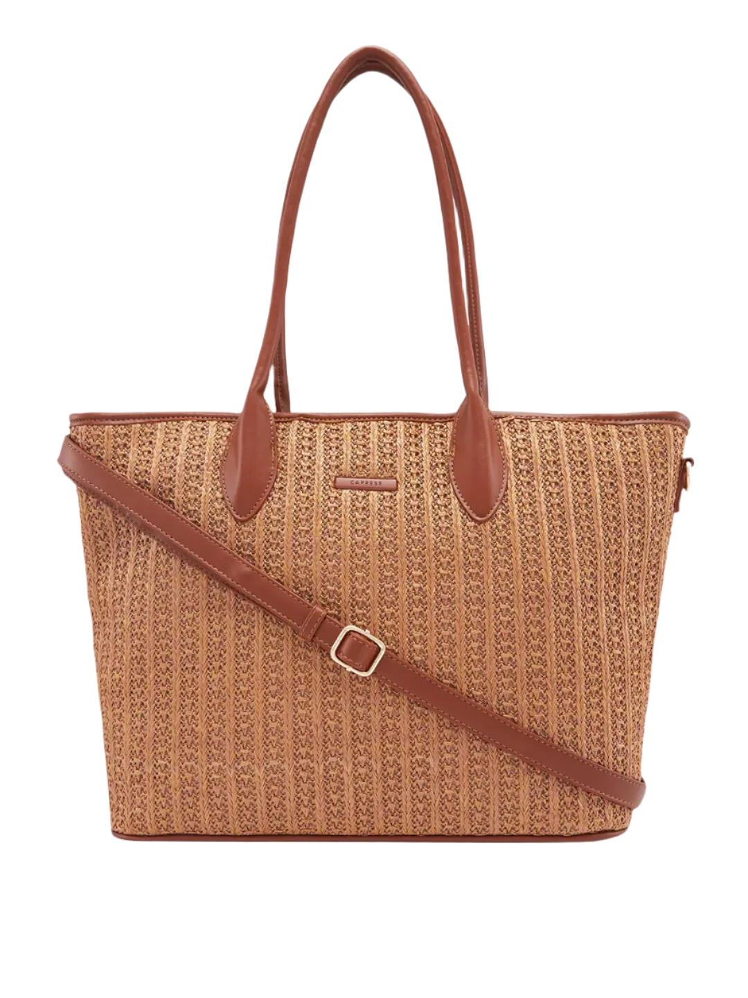 Caprese Neo Large Tan Tote Bag