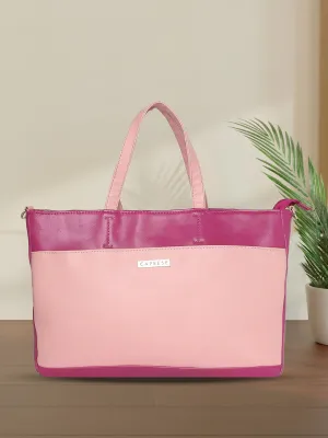 Caprese Ollie Large Fuchsia Laptop Satchel Bag