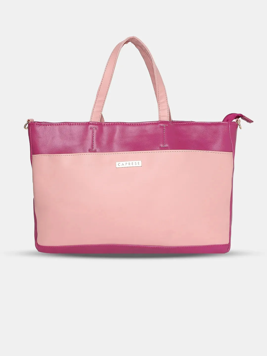 Caprese Ollie Large Fuchsia Laptop Satchel Bag