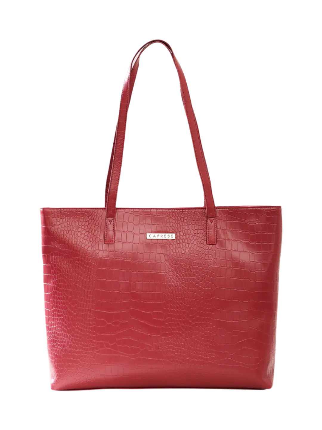 Caprese Oprah Large Maroon Tote Bag