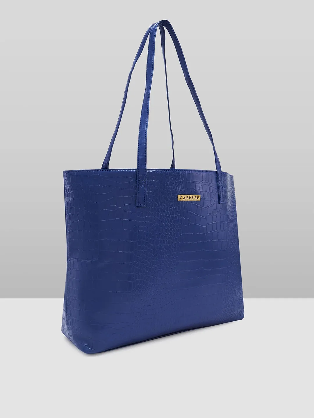 Caprese Oprah Large Navy Tote Bag
