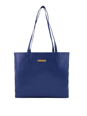 Caprese Oprah Large Navy Tote Bag