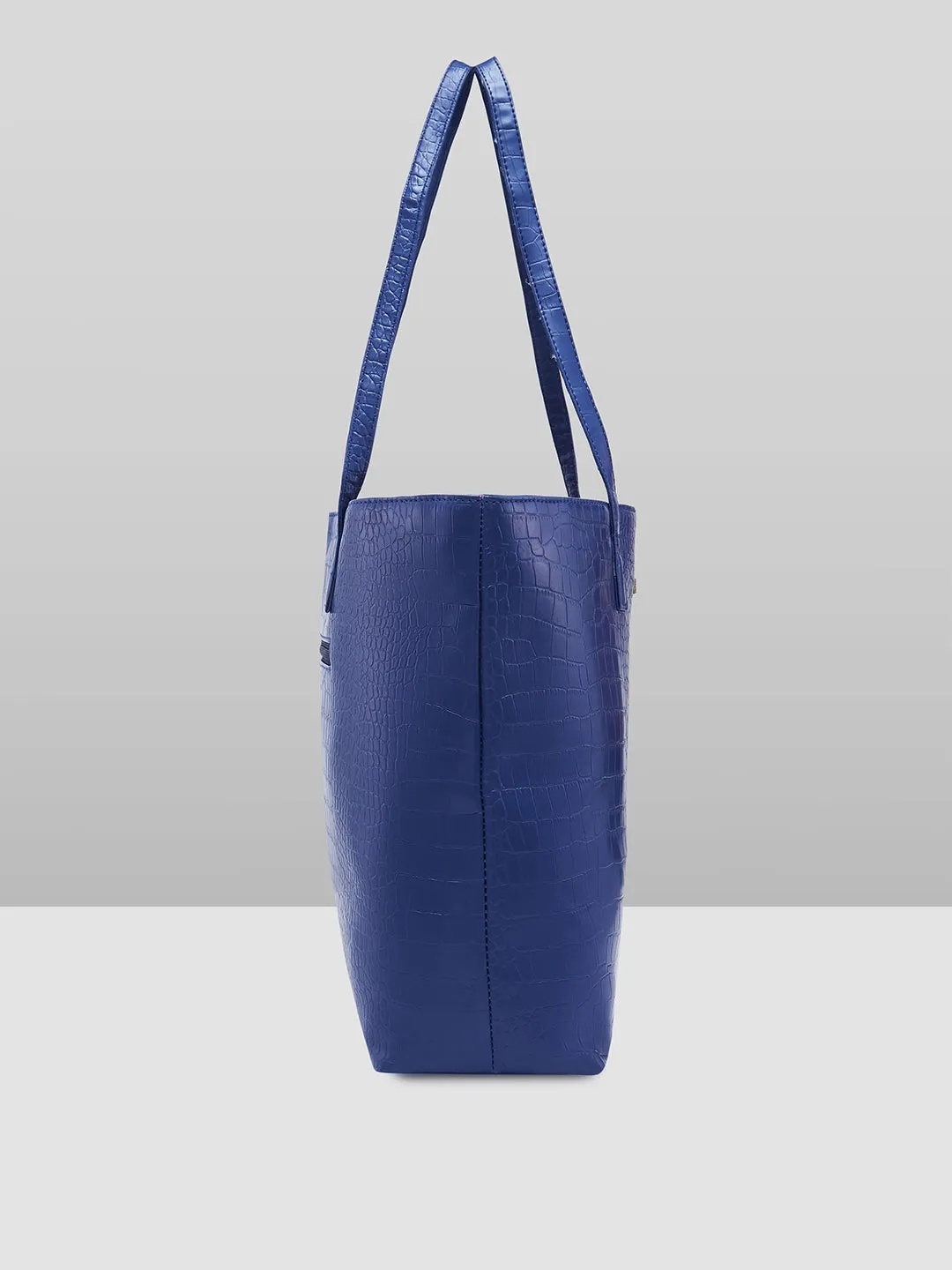 Caprese Oprah Large Navy Tote Bag