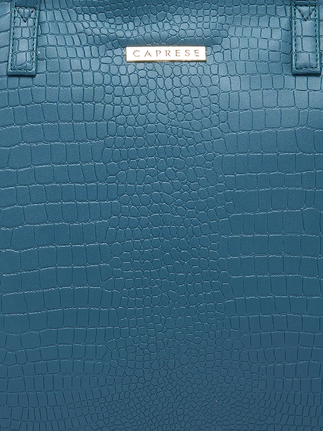 Caprese Oprah Large Teal Tote Bag