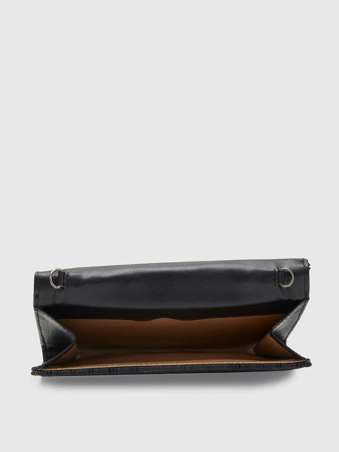 Caprese Party Bluma Medium Black Clutch