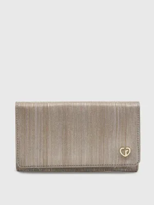Caprese Party Bluma Medium Champagne Gold Clutch