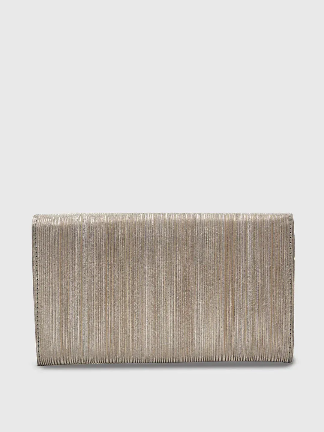 Caprese Party Bluma Medium Champagne Gold Clutch