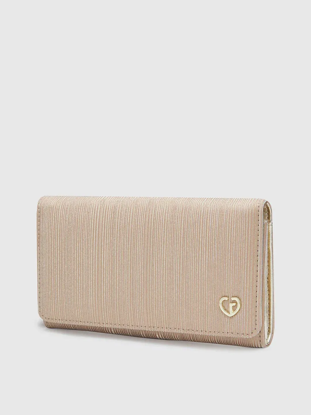 Caprese Party Bluma Medium Gold Clutch