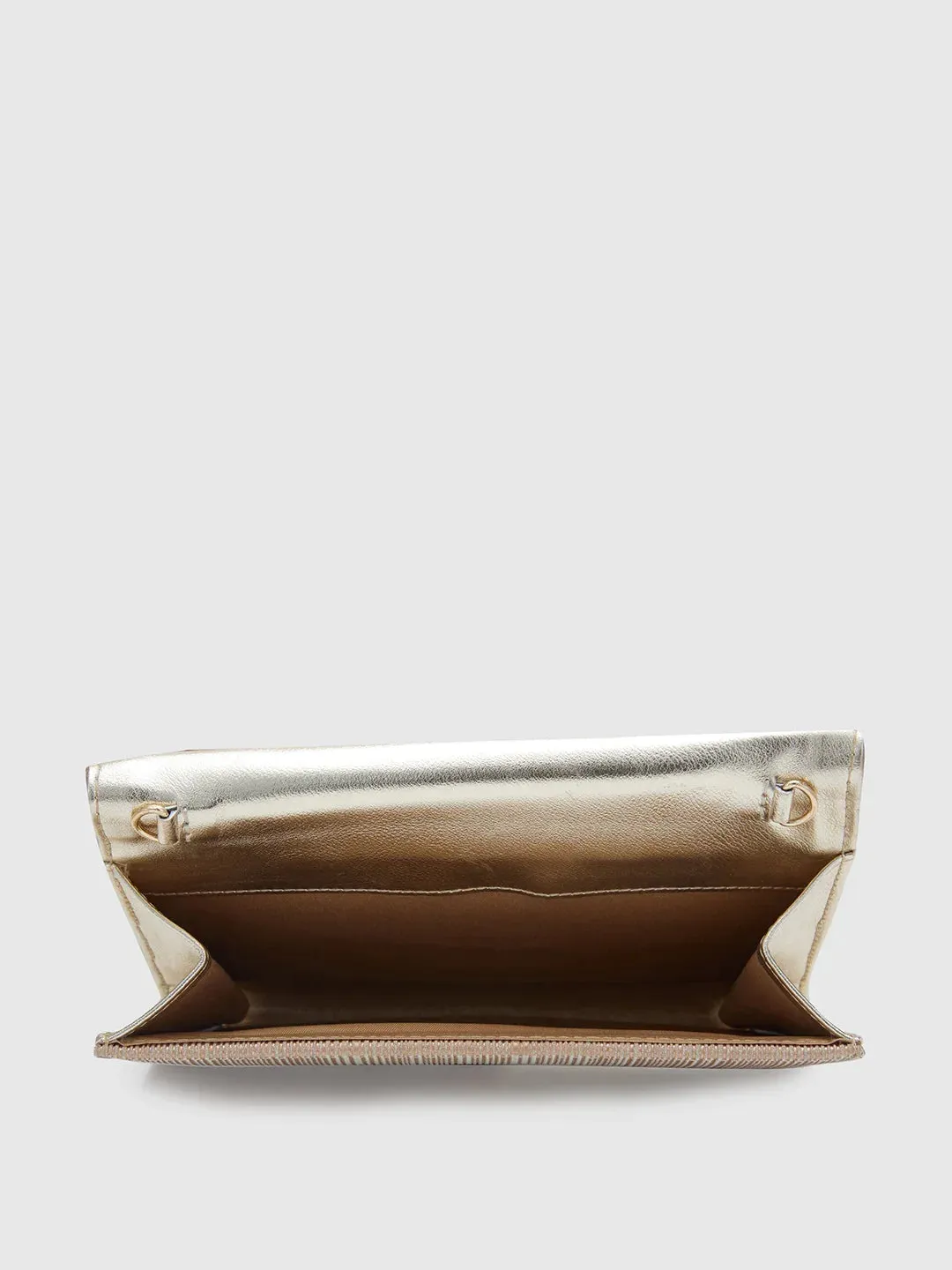 Caprese Party Bluma Medium Gold Clutch
