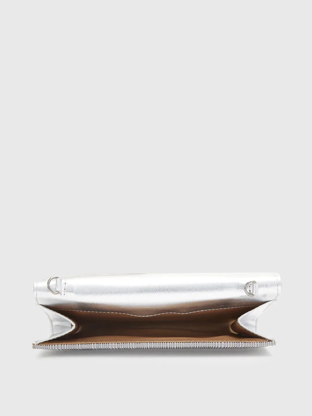 Caprese Party Bluma Medium Gunmetal Clutch