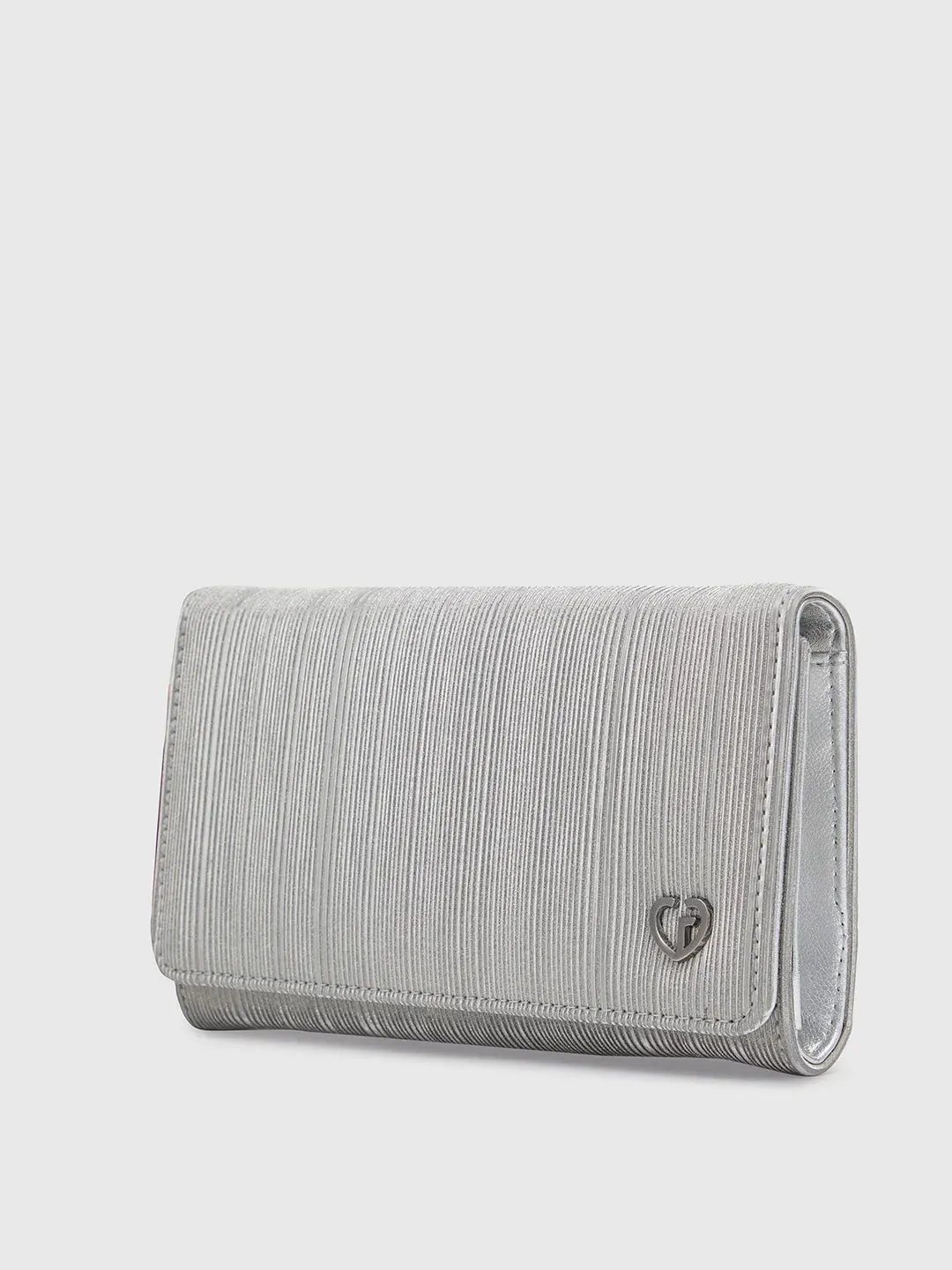 Caprese Party Bluma Medium Gunmetal Clutch