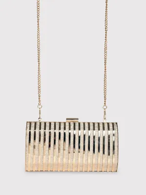 Caprese Party Carly Small Beige Clutch