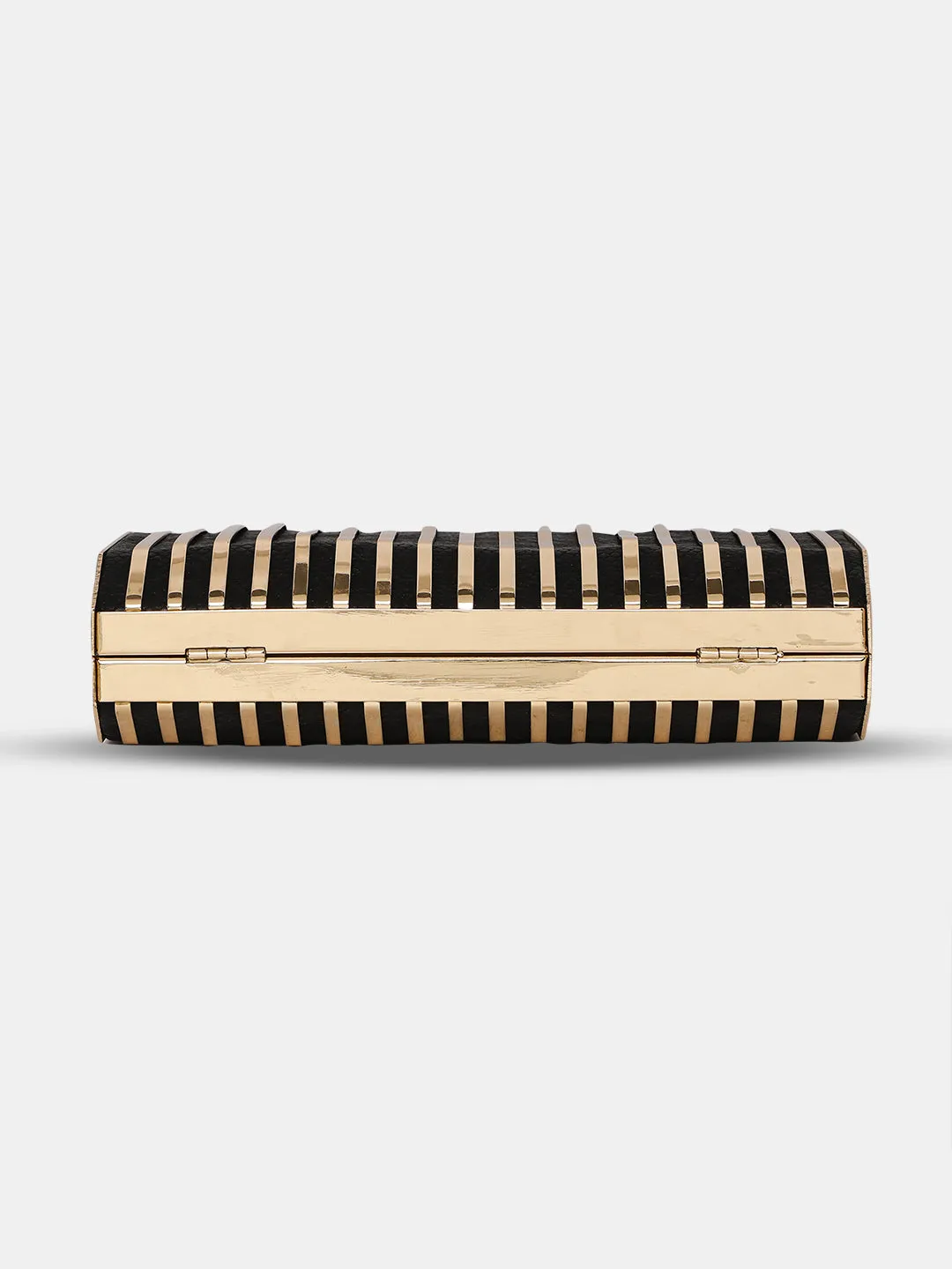 Caprese Party Carly Small Black Clutch