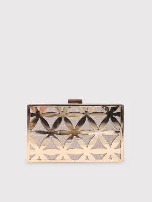 Caprese Party Junie Small Gold Clutch