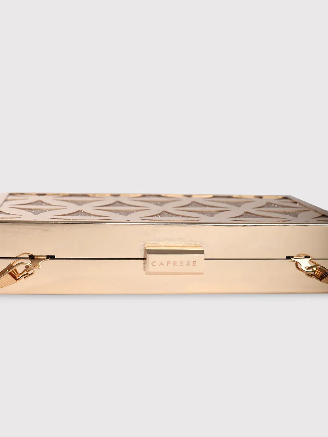Caprese Party Junie Small Gold Clutch