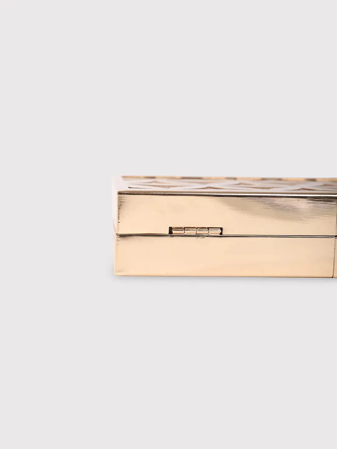 Caprese Party Junie Small Gold Clutch