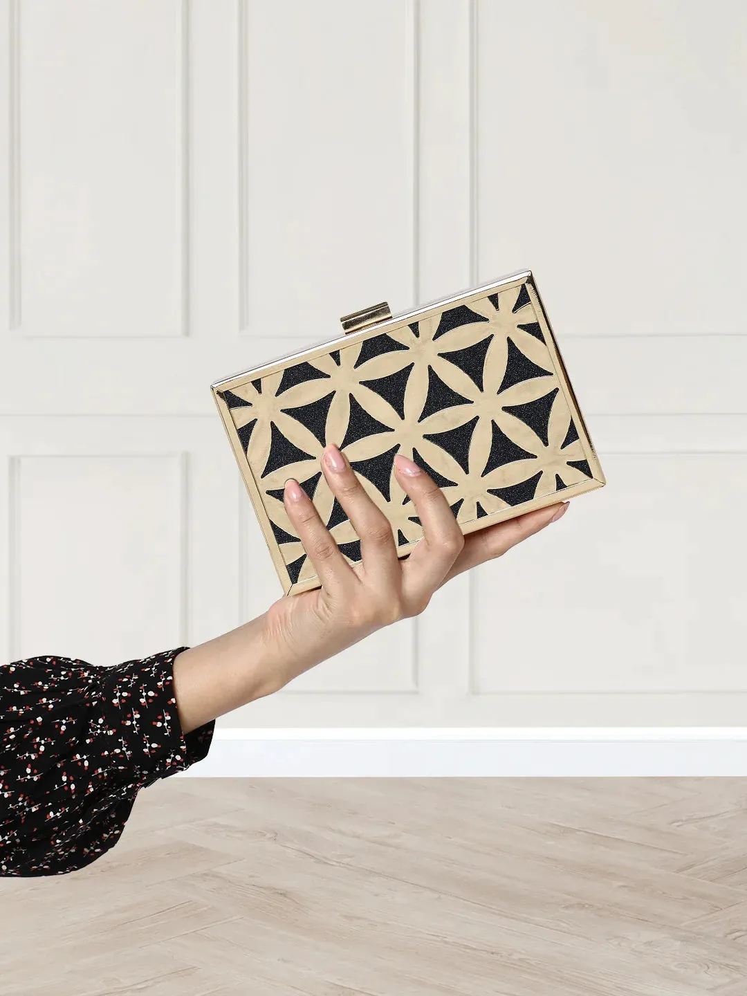 Caprese Party Junie Small Navy Clutch