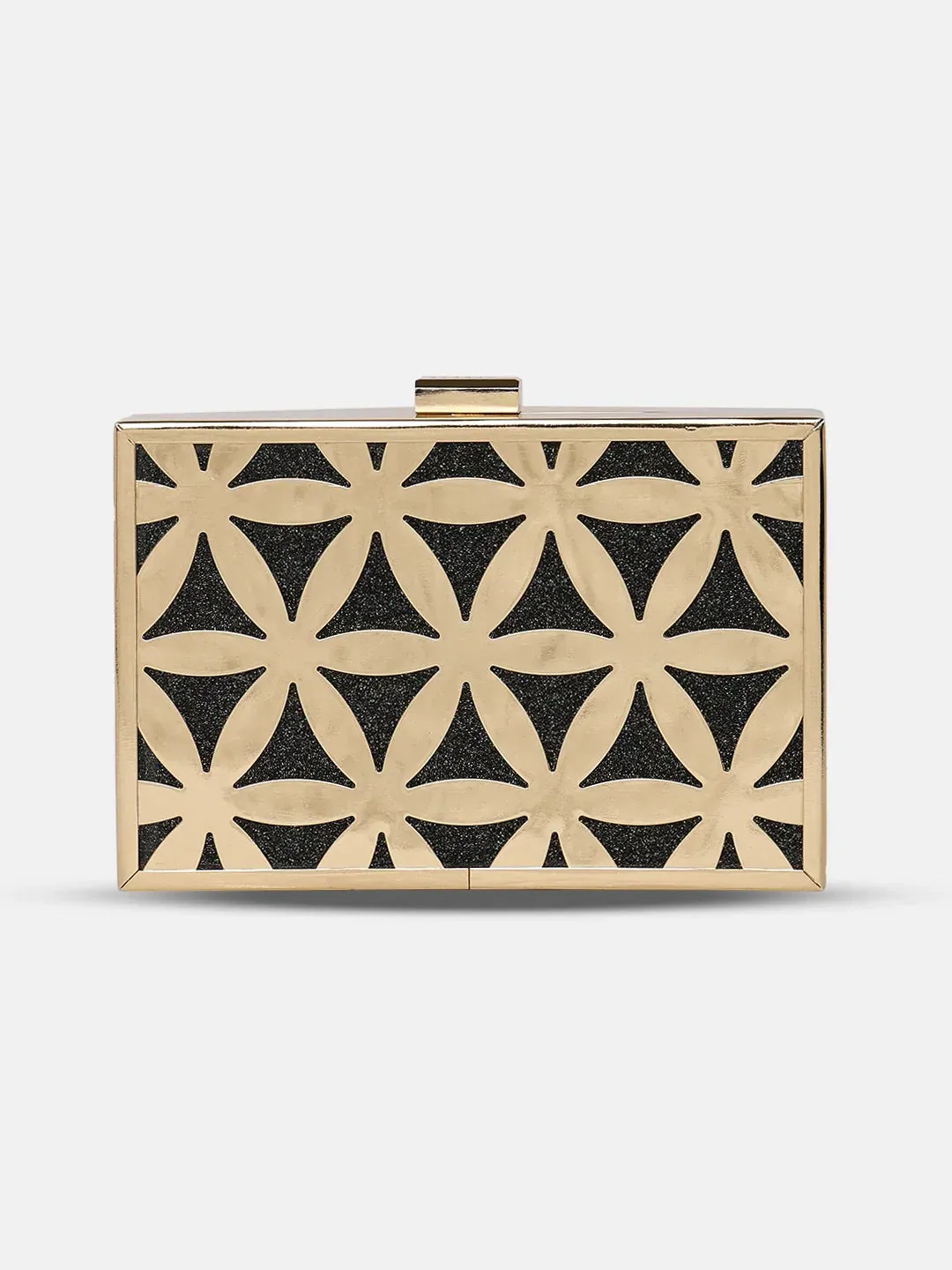 Caprese Party Junie Small Pewter Clutch