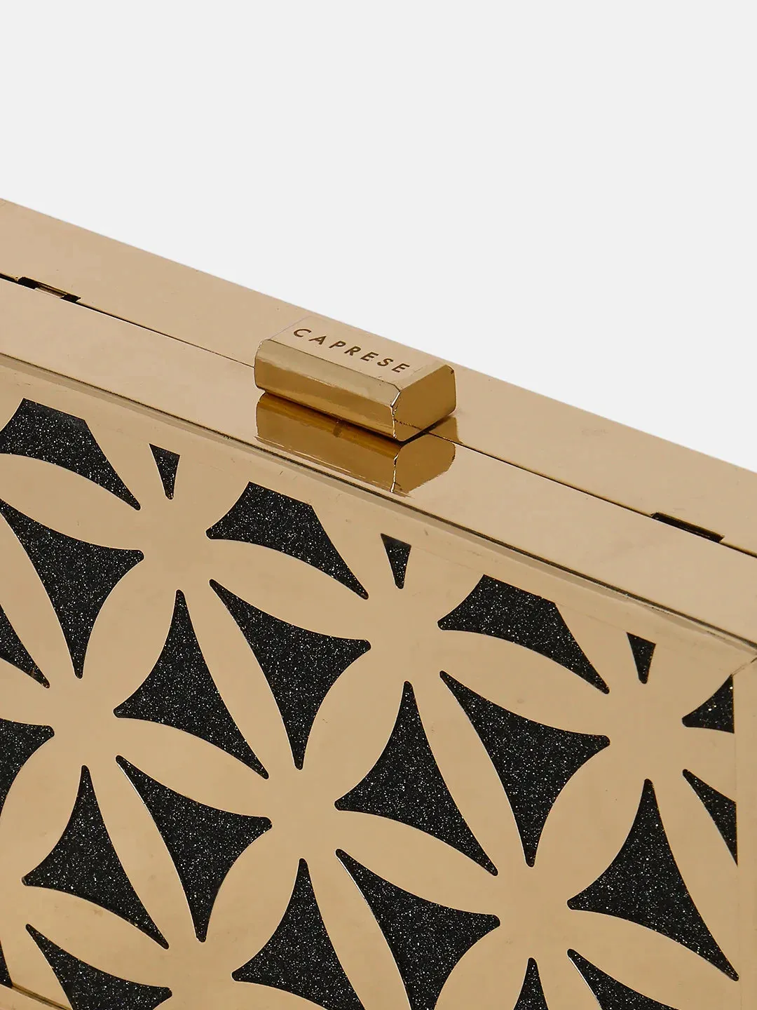 Caprese Party Junie Small Pewter Clutch