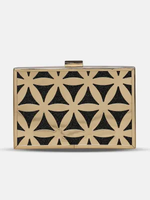 Caprese Party Junie Small Pewter Clutch