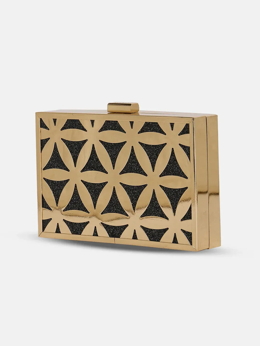 Caprese Party Junie Small Pewter Clutch