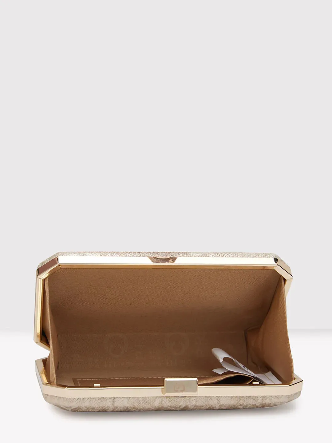 Caprese Party Merle Medium Beige Clutch