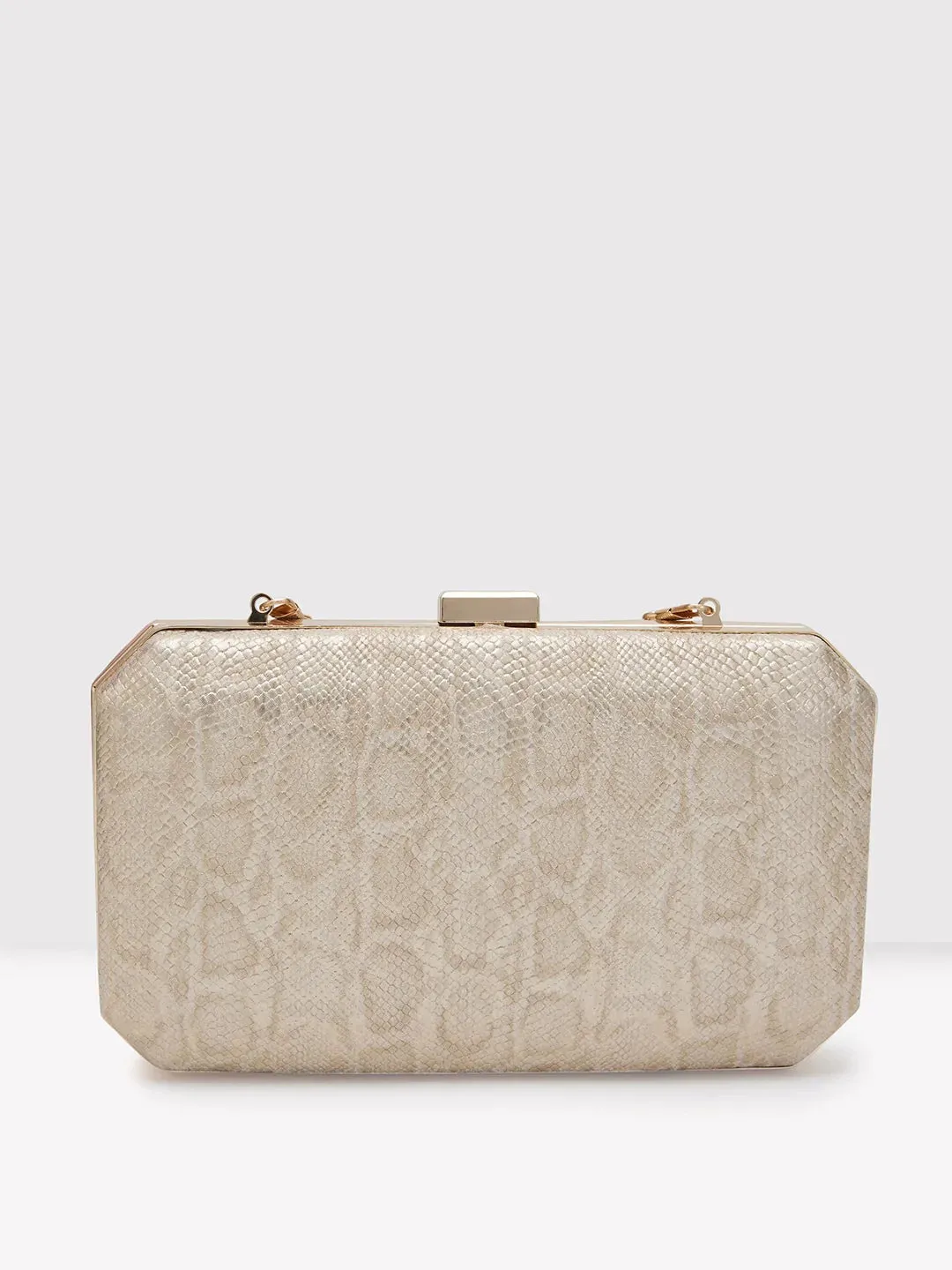 Caprese Party Merle Medium Beige Clutch