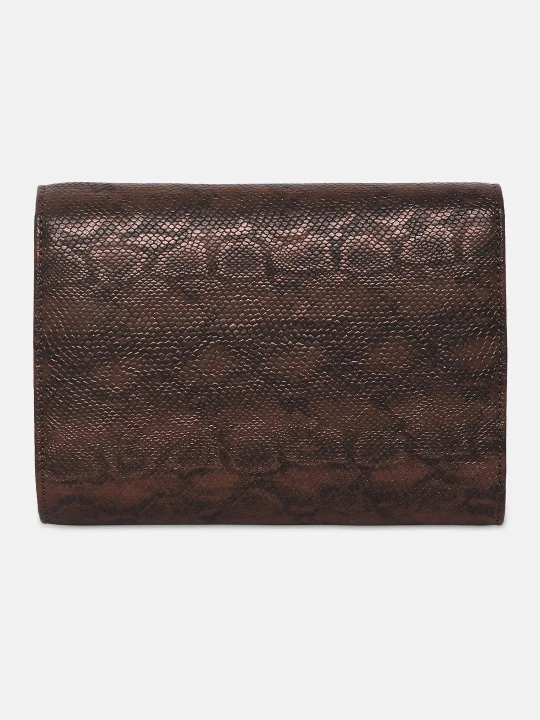 Caprese Party Merle Medium Brown Clutch