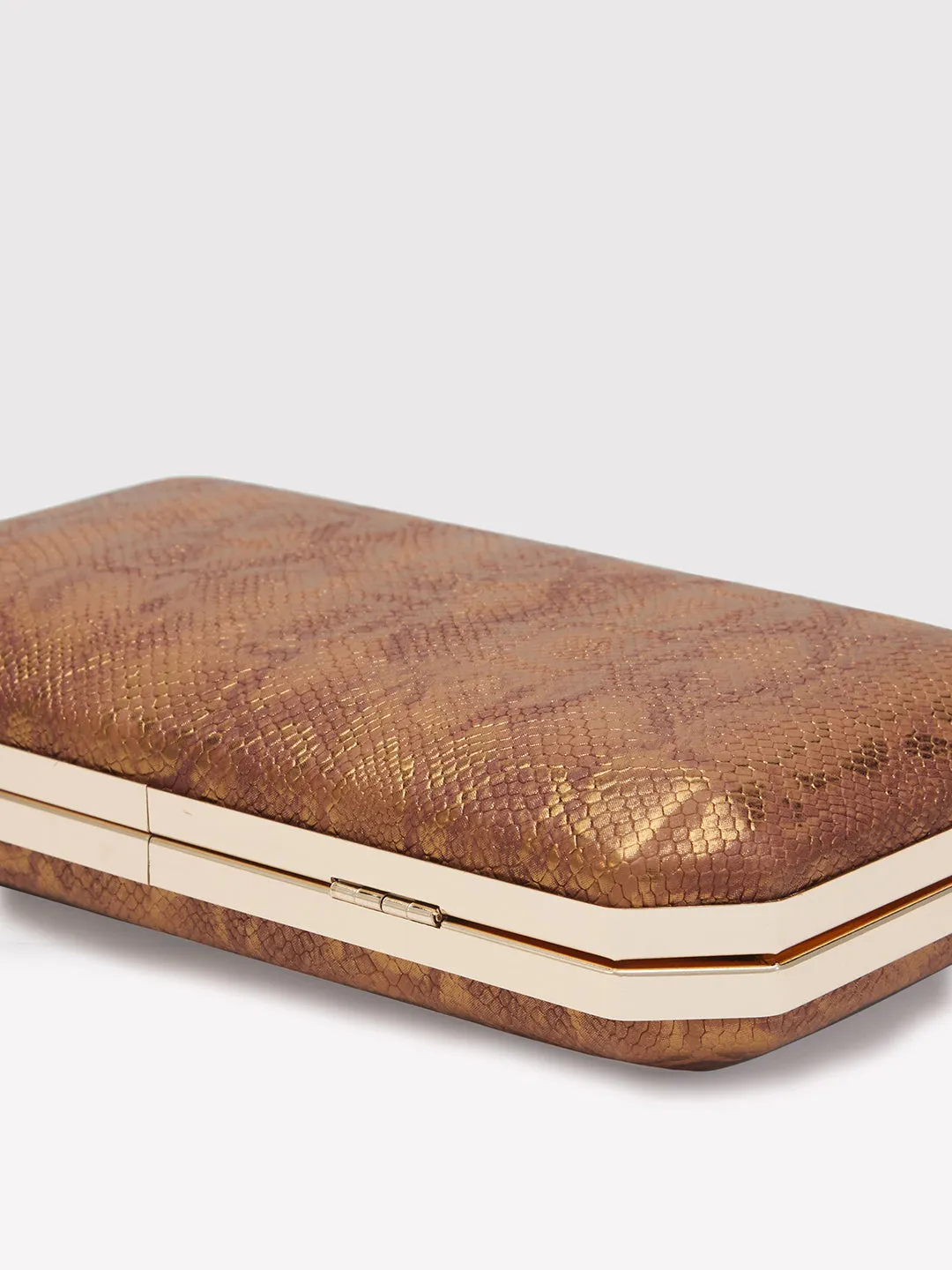 Caprese Party Merle Medium Copper Clutch