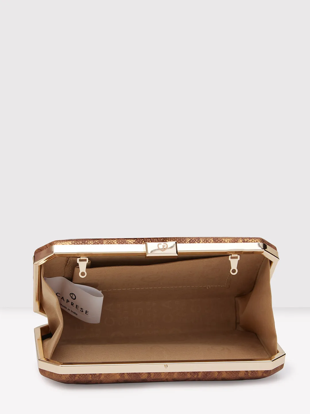 Caprese Party Merle Medium Copper Clutch